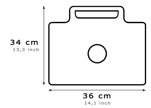 Misure custodia per Apple Macbook Air 15"