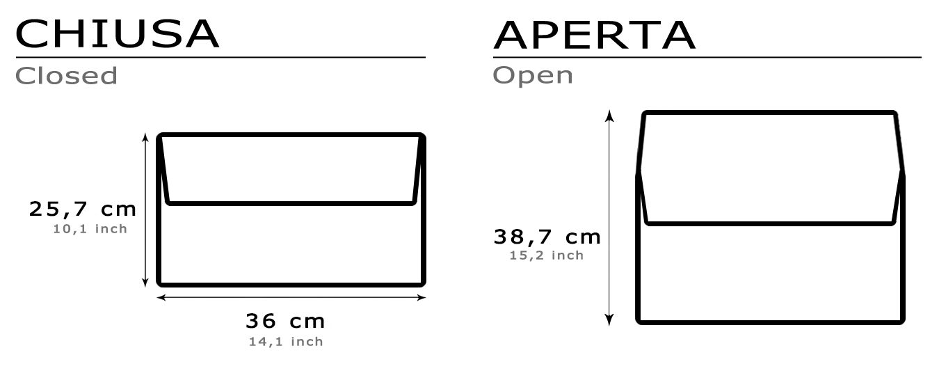 Misure custodia per Apple Macbook Air 15"